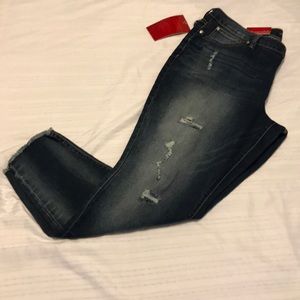 NEW Jennifer Lopez Blue Distressed Jeans